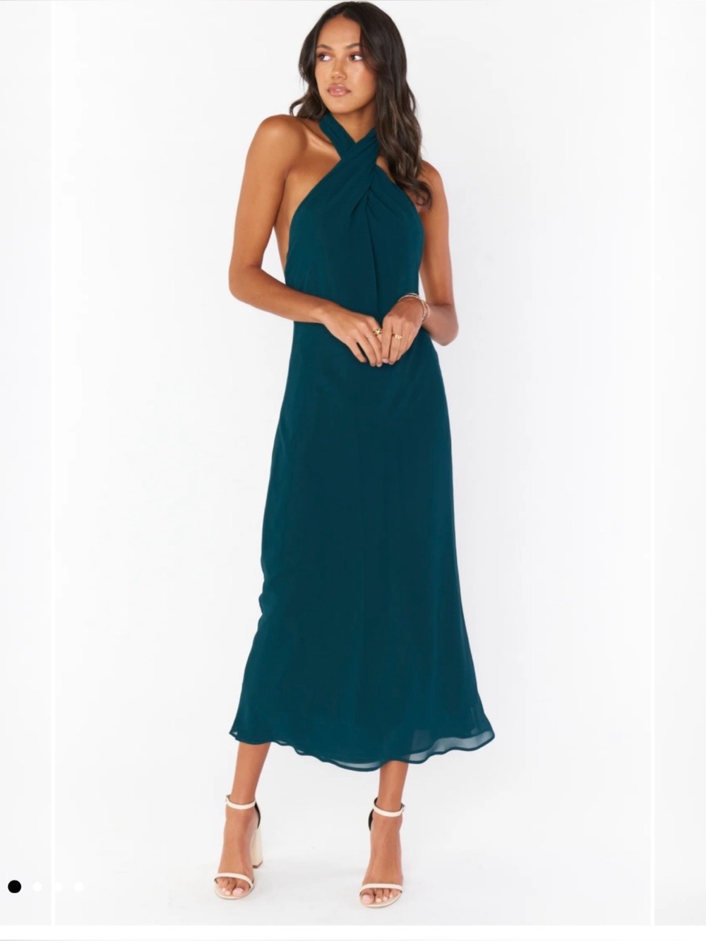 Show Me Your MuMu open back  Midi Dress